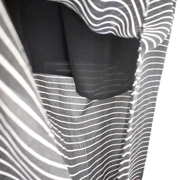 A.L.C Silk Striped Halter Neck Maxi Dress - Picture 13 of 14